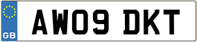 Truck License Plate